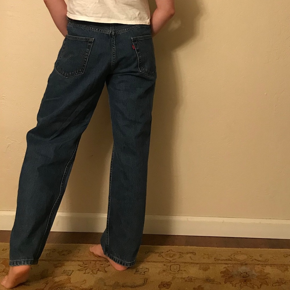 Levi’s 550 Relaxed Fit Men’s dark denim Jeans - Picture 5 of 16